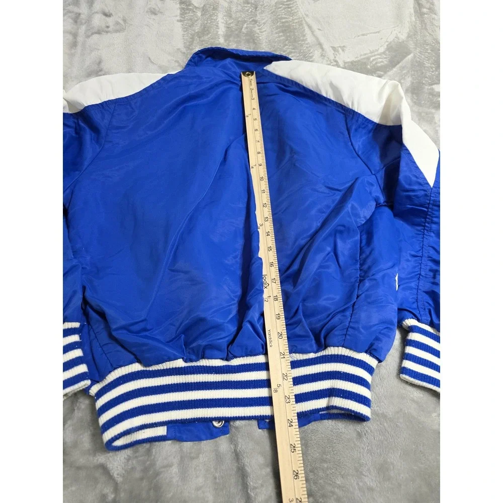 American Vintage Bonwitt Jacket Blue White Westburne Drilling Varsity Bomber